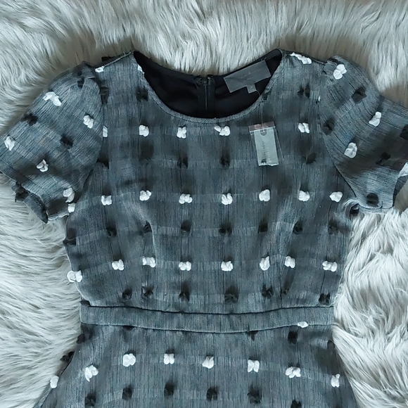 Anthropologie, Petite textured A Line Dress - Picture 3 of 6